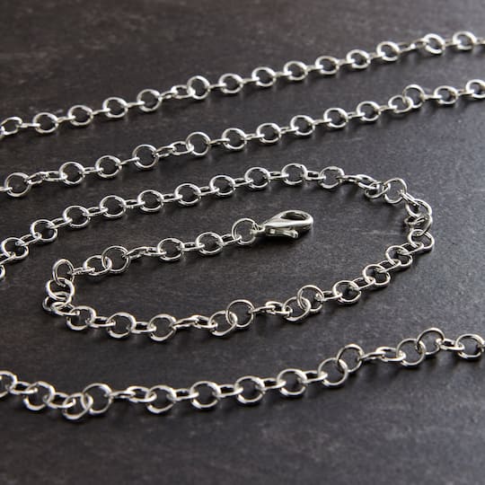 12 Packs: 2 ct. (24 total) Silver Necklaces by Creatology™